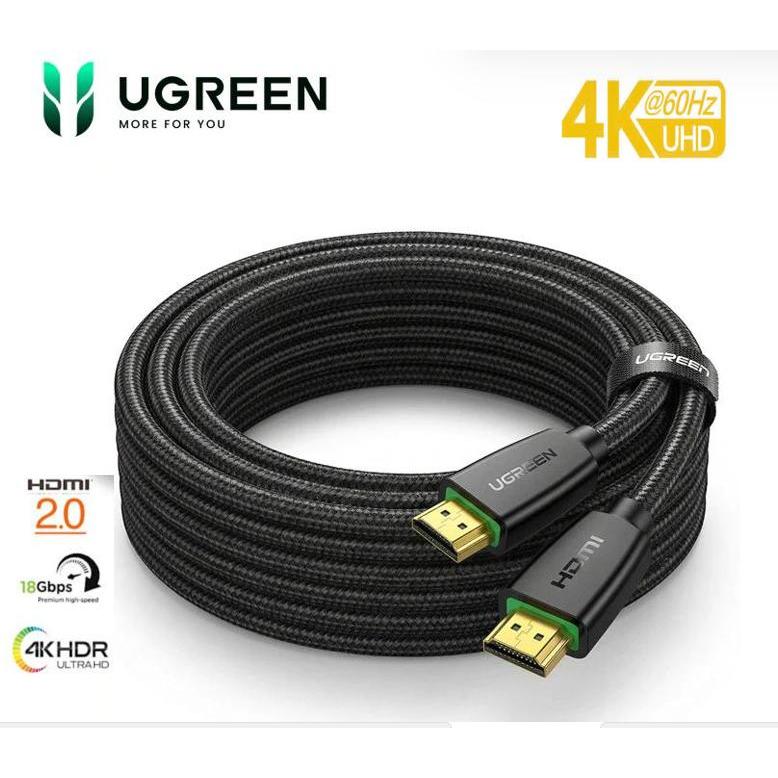 Cáp HDMI 2.0 4K Ugreen 40414 40416 HD118 Cao Cấp