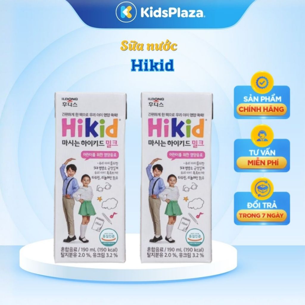 Sữa pha sẵn Hikid 190ml chính hãng KidsPlaza
