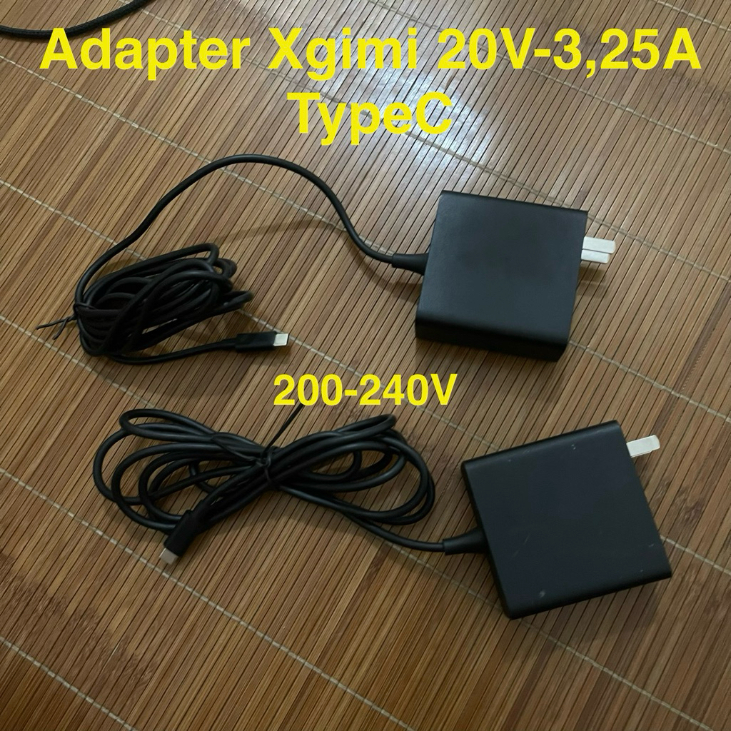 Adapter Xgimi 20V-3,25A TypeC sài cho Xgimi Play5, Play6, Mogo3Pro, Mogo4….200-240V. sài cho các hãn