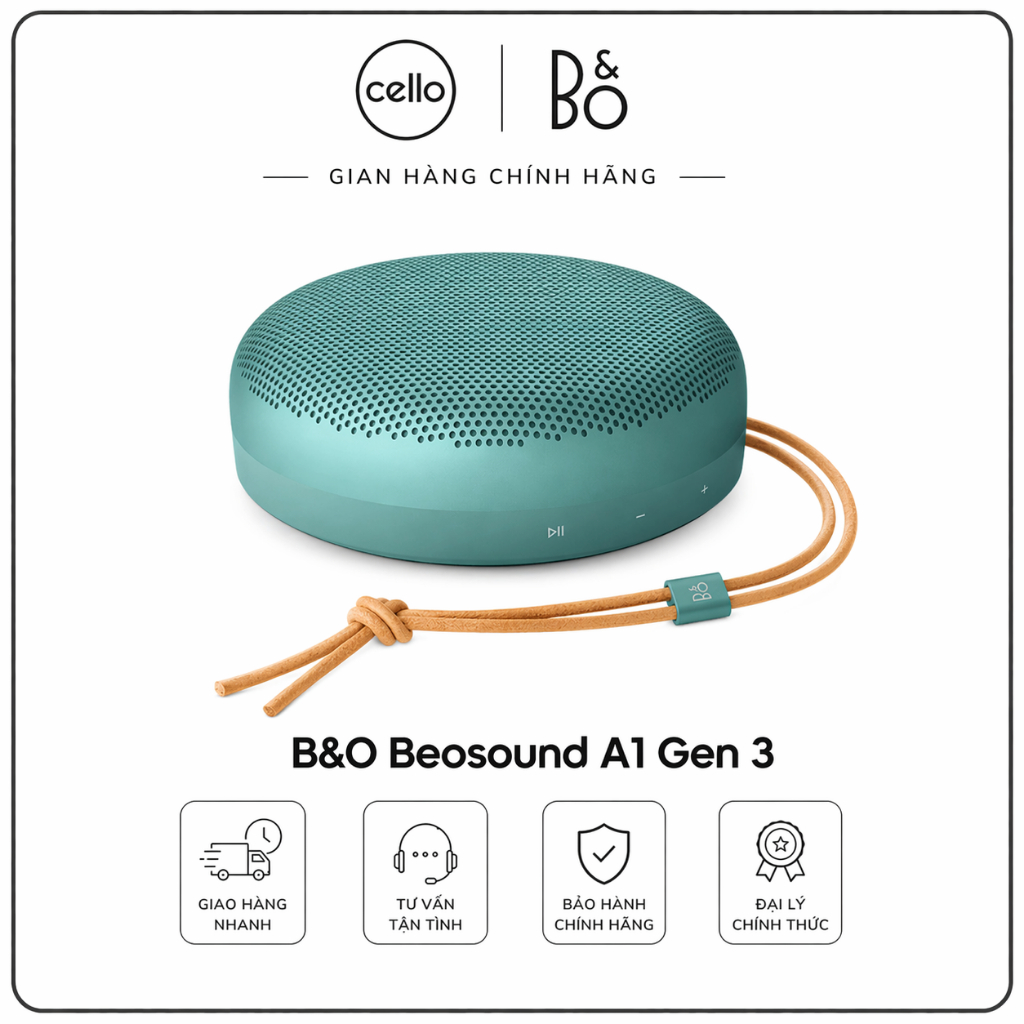 Loa B&O Beosound A1 Gen 3 Chính Hãng Tam Sơn - New Fullbox - BH 2 Năm Thêm 3 Năm