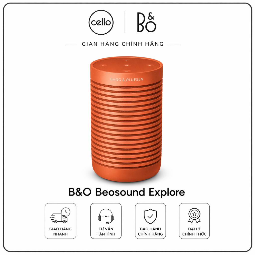 Loa B&O Beosound Explore - Chính Hãng Tam Sơn - New Fullbox - BH 2 Năm