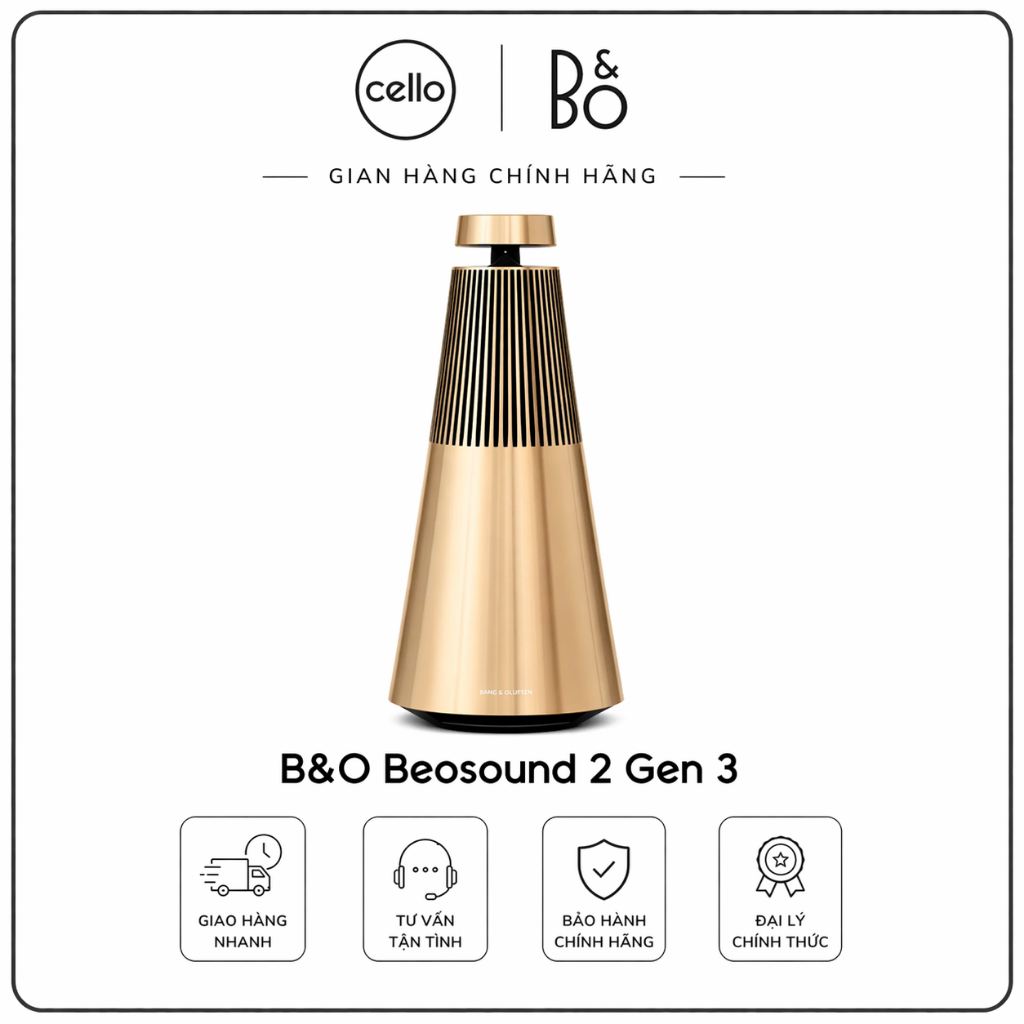 Loa B&O BeoSound 2 Gen 3 - Chính Hãng Tam Sơn - New Fullbox - BH 3 Năm