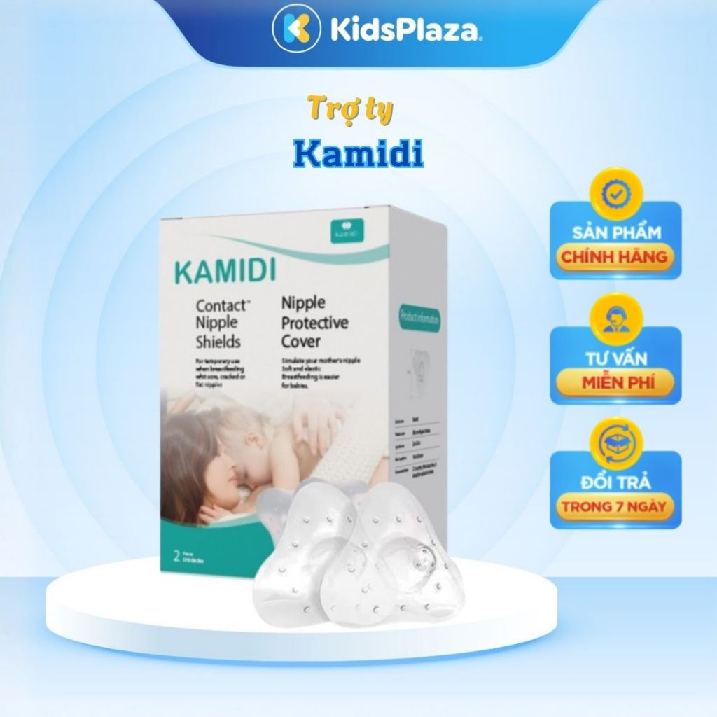 Trợ ty Kamidi silicon 2pcs - chính hãng KidsPlaza