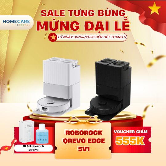Roborock Qrevo Edge 5V1 - Hàng Chính Hãng