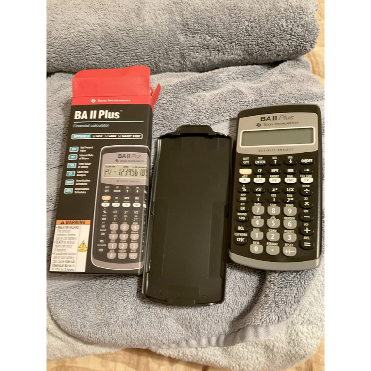 Texas Instruments Máy tính tài chính BA II Plus Fullbox, mẫu mới nhất