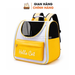 Balo Thú Cưng Hello Cat Cho Chó Mèo - Balo Vận Chuyển Thoáng Khí, Tiện Lợi