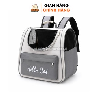 Balo Thú Cưng Hello Cat Cho Chó Mèo - Balo Vận Chuyển Thoáng Khí, Tiện Lợi