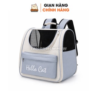 Balo Thú Cưng Hello Cat Cho Chó Mèo - Balo Vận Chuyển Thoáng Khí, Tiện Lợi