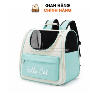 Balo Thú Cưng Hello Cat Cho Chó Mèo - Balo Vận Chuyển Thoáng Khí, Tiện Lợi