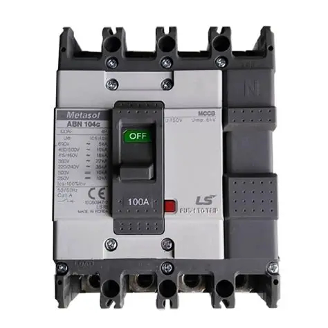 LS-Cầu dao tự động,Aptomat,CB khối,MCCB 4 pha 100A dòng cắt 22KA (ABN 104C-100A)chính hãng Made in K