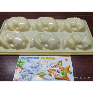 Khay làm đá/ làm thạch rau câu topping  socola cá chép