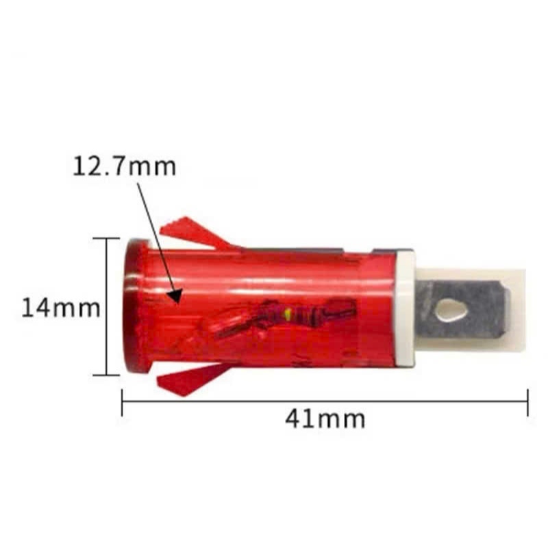 Đèn tín hiệu đèn báo MDX-14A  cho tủ lạnh, tủ đông, máy phát điện