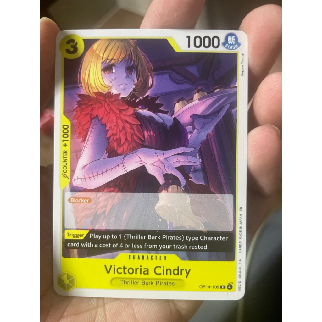 One Piece Card Game-Character-Victoria Cindry-OP14-109-Yellow-C