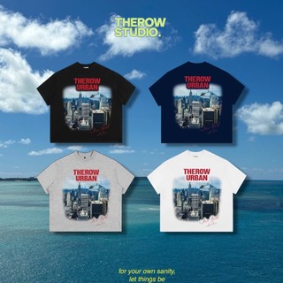 [MỚI] TR9 THEROW Áo Thun Boxy Local Brand Tay Ngắn Cotton 250gsm " URBAN " Áo Phông Forrm Rộng Kiểu Đẹp Unisex Nam Nữ Hè
