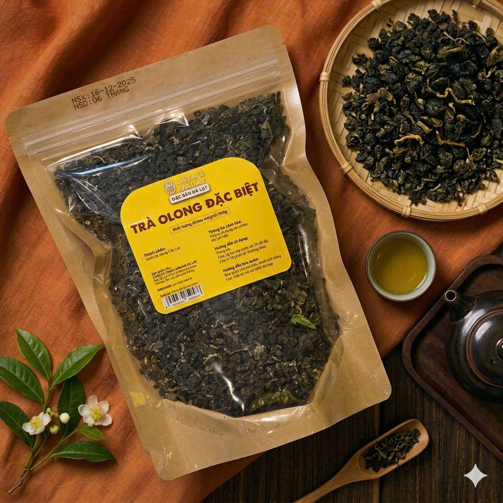 Trà Olong Cầu Đất  Túi Lớn 500g