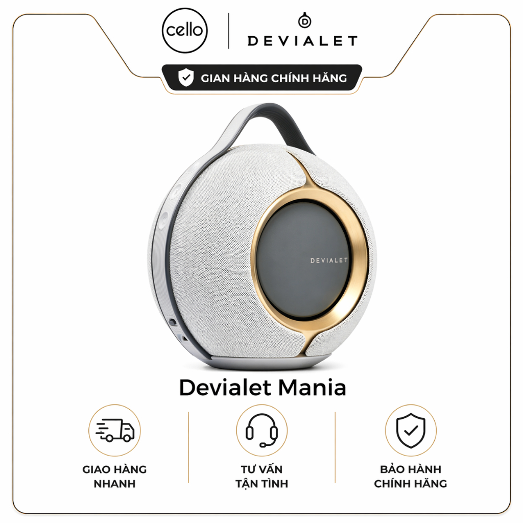 Loa Devialet Mania (with Dock) Chính Hãng Tam Sơn - New Fullbox - BH 2 Năm