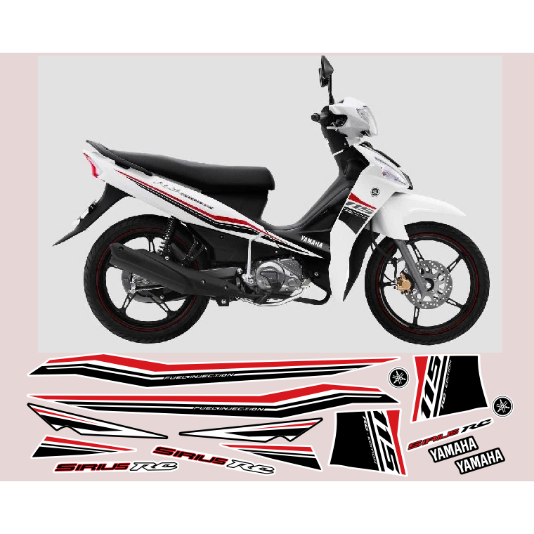 TEM RỜI MẪU ZIN SIRIUS FI TRẮNG DECAL 3 LỚP