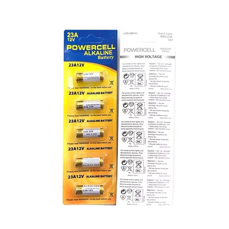 Viên pin Alkaline 23A 12V cho các loại chuông cửa không dây, báo trộm,.....