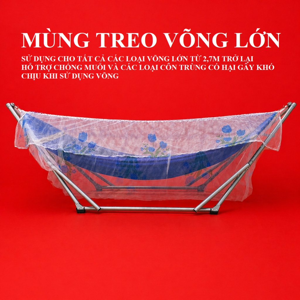 MÙNG TREO VÕNG LỚN (dùng cho tất cả các loại võng lớn)