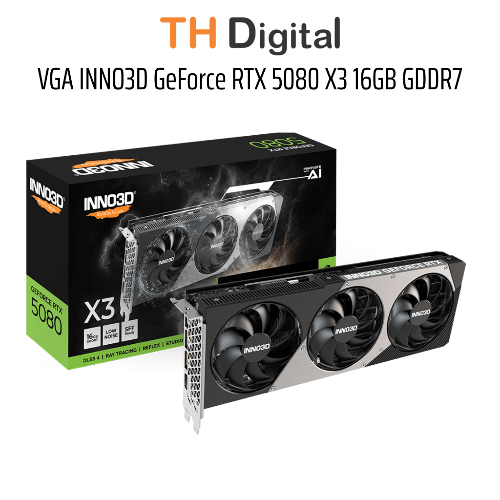 VGA INNO3D GeForce RTX 5080 X3 16GB GDDR7 - Hàng chính hãng