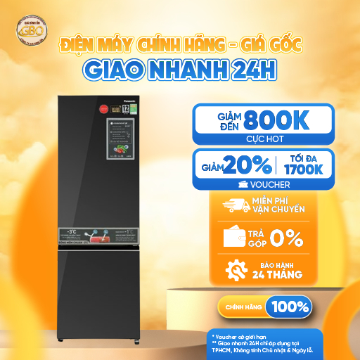 NR-BC361VGMV - Tủ Lạnh Panasonic Inverter 325 lít