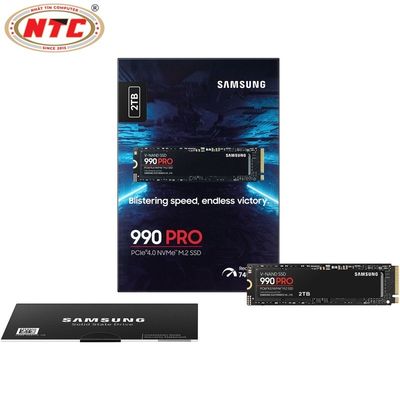 Ổ cứng gắn trong SSD Samsung 990 Pro 2TB PCIe M.2 2280 Gen 4.0 x4 NVMe V-NAND (Đen) - Phụ Kiện Nhất 