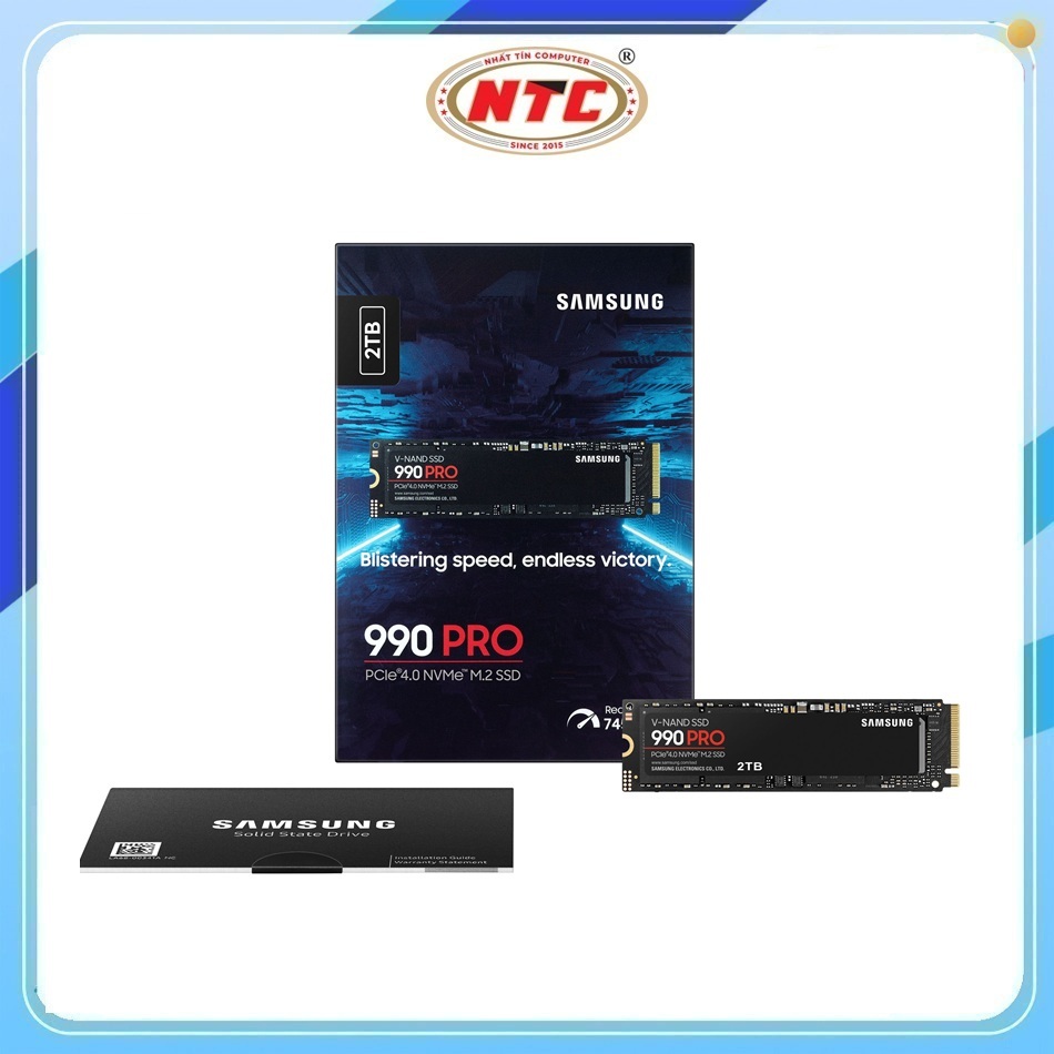 Ổ cứng gắn trong SSD Samsung 990 Pro 2TB PCIe M.2 2280 Gen 4.0 x4 NVMe V-NAND (Đen) - Phụ Kiện Nhất 