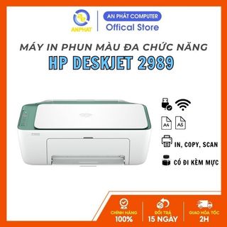 Máy in phun màu đa chức năng HP DeskJet Ink Advantage 2989 A24J7B All-in-One (In| Copy| Scan| A4| A5| USB| WIFI)
