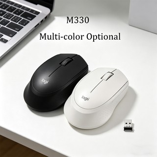 Chuột không dây M330 Silent Plus - Giảm ồn, USB, thuận tay phải, PC/ Laptop