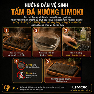 Limoki - Đá Nướng Nham Thạch Núi Lửa Hình Tròn