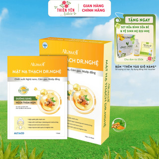 [ Mặt nạ thạch thai kỳ Dr. Nghệ Altawell ]  cho mẹ bầu và sau sinh dưỡng ẩm giúp sáng da, mờ sạm nám