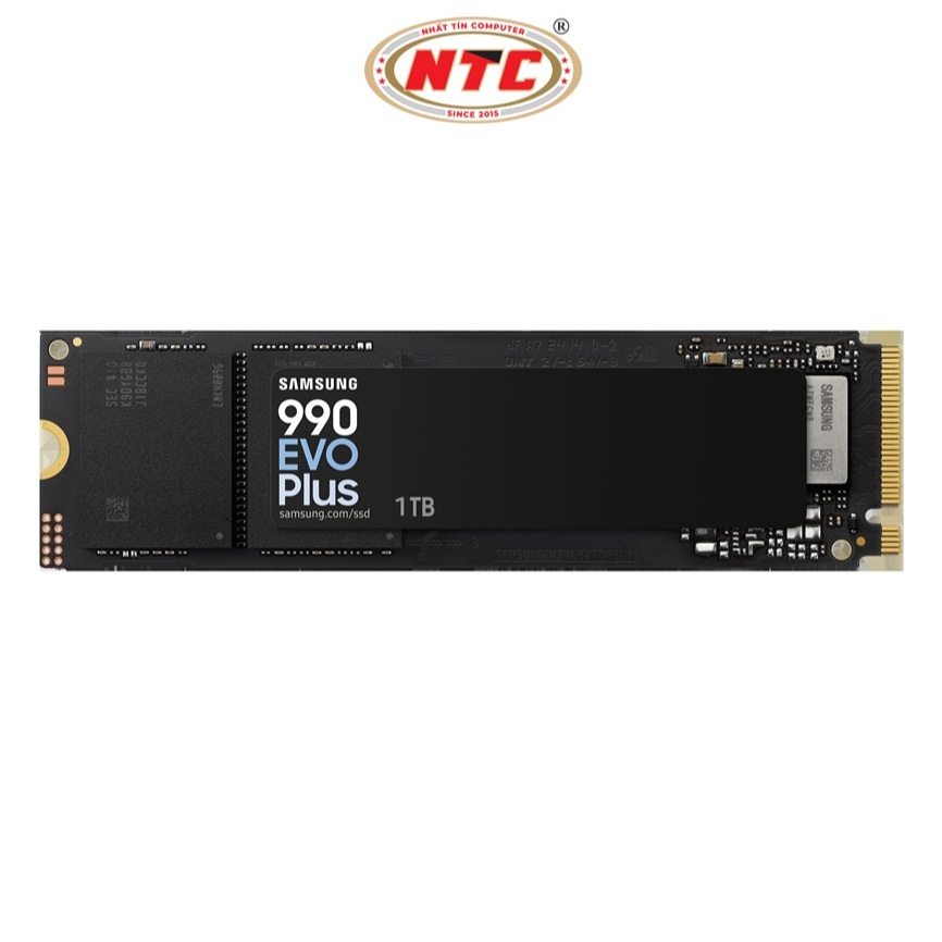 Ổ cứng gắn trong SSD Samsung 990 Evo Plus 1TB PCIe 4.0 x4 / PCIe 5.0 x2 NVMe V-NAND M.2 2280 (Đen) -