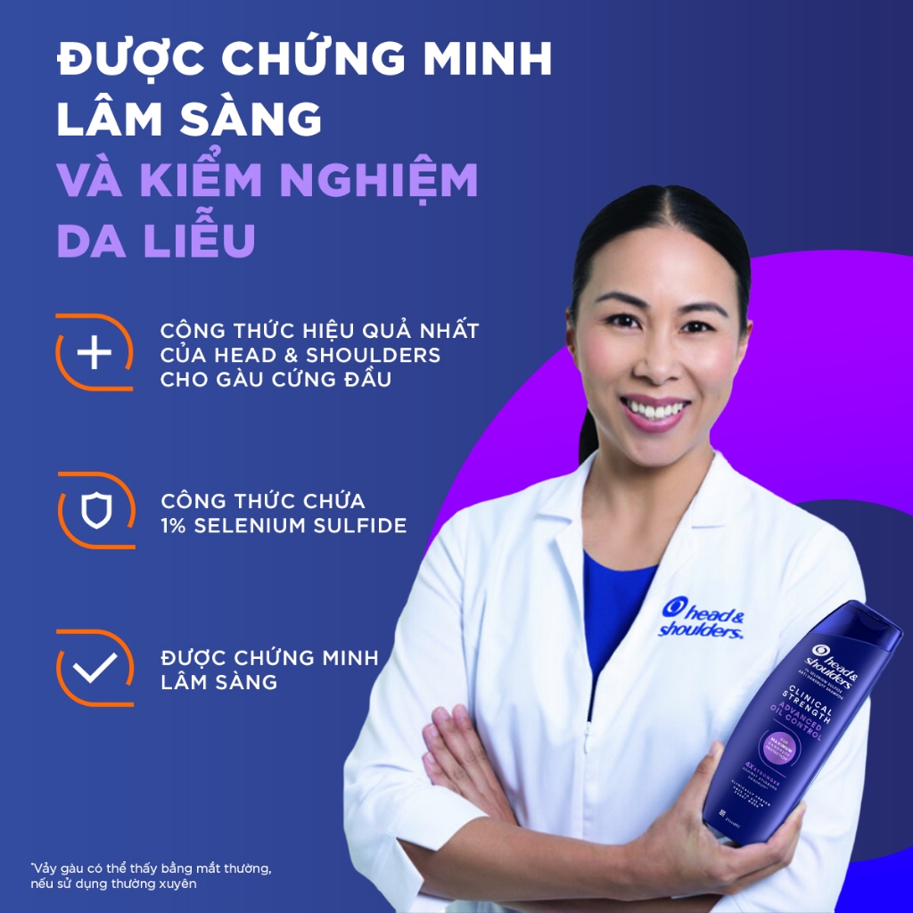 [MỚI] Dầu Gội HEAD & SHOULDERS Clinical Strength 4X Sức Mạnh Dành Cho Da Đầu Có Gàu Dai Dẳng/ Khô/ Ngứa/ Dầu Nhờn 400ML | BigBuy360 - bigbuy360.vn