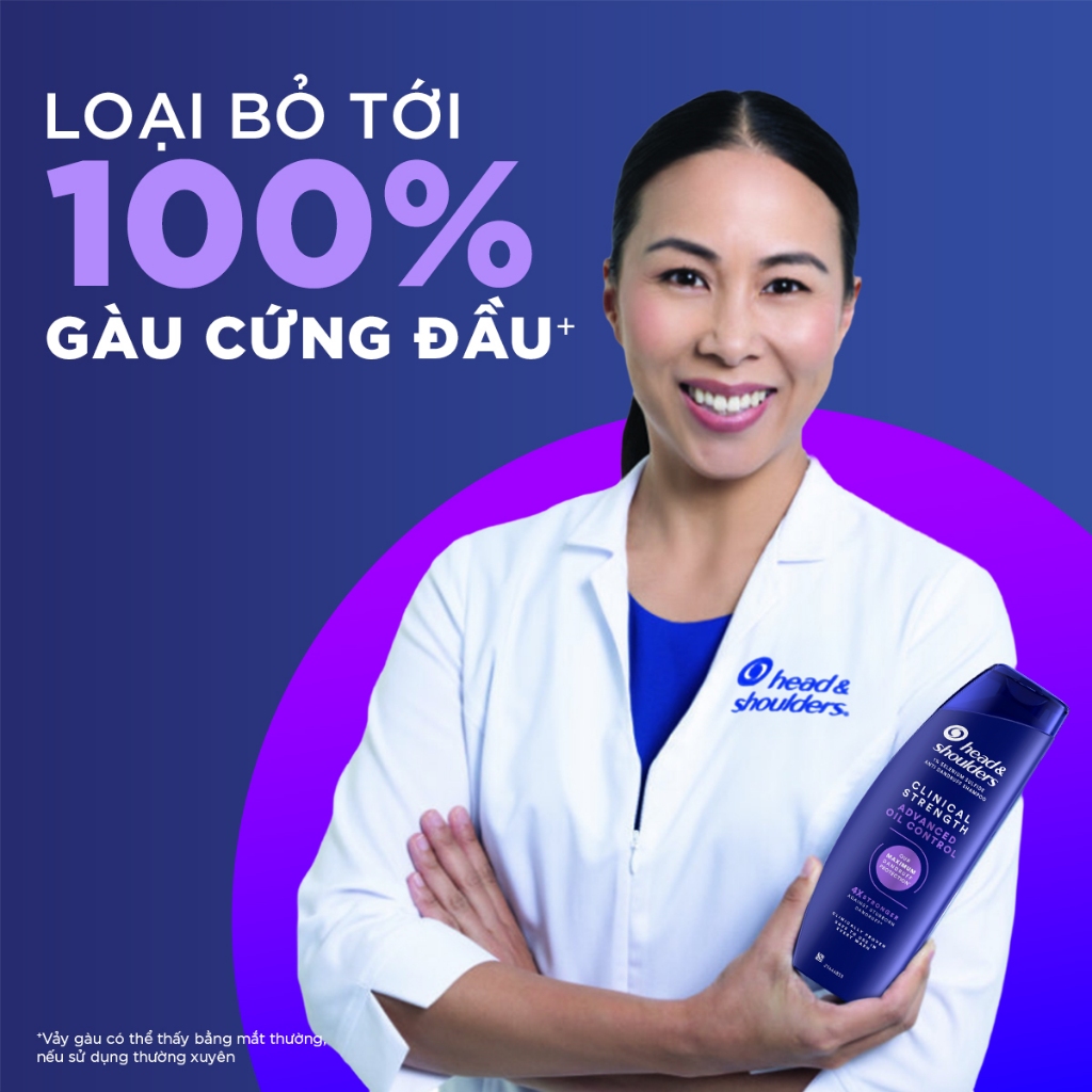 [MỚI] Dầu Gội HEAD & SHOULDERS Clinical Strength 4X Sức Mạnh Dành Cho Da Đầu Có Gàu Dai Dẳng/ Khô/ Ngứa/ Dầu Nhờn 400ML | BigBuy360 - bigbuy360.vn