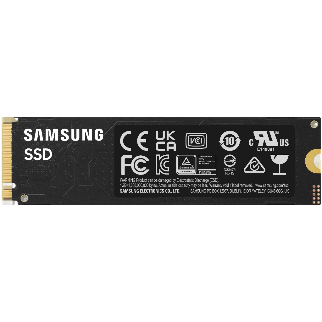 Ổ cứng gắn trong SSD Samsung 990 Evo Plus 1TB PCIe 4.0 x4 / PCIe 5.0 x2 NVMe V-NAND M.2 2280 (Đen) -
