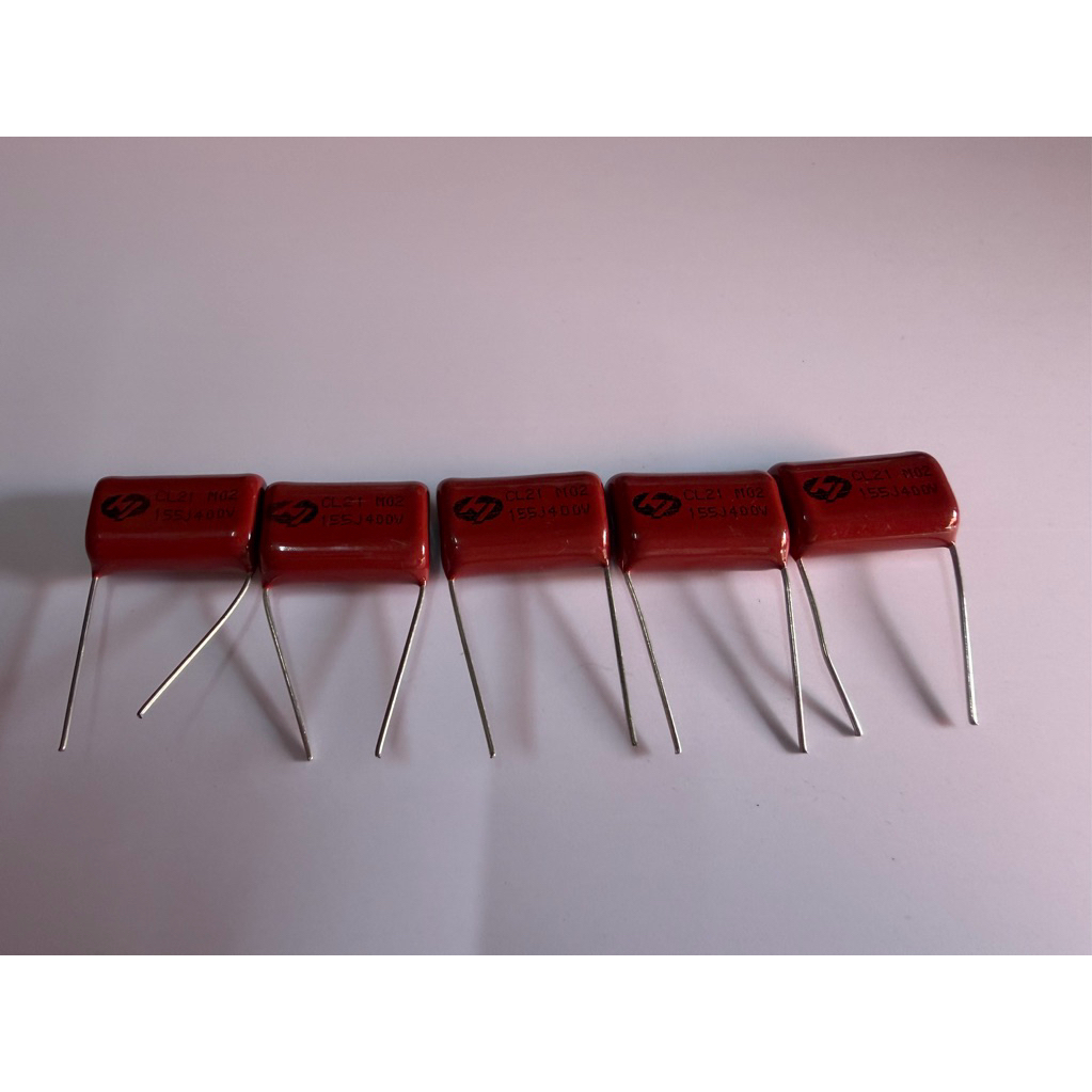 Conbo 5 tụ kẹo đỏ 155J / 400v