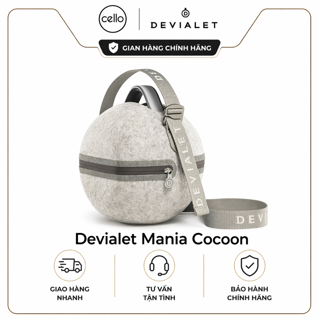 Túi Devialet Mania Cocoon - Chính hãng Tam Sơn - New Fullbox