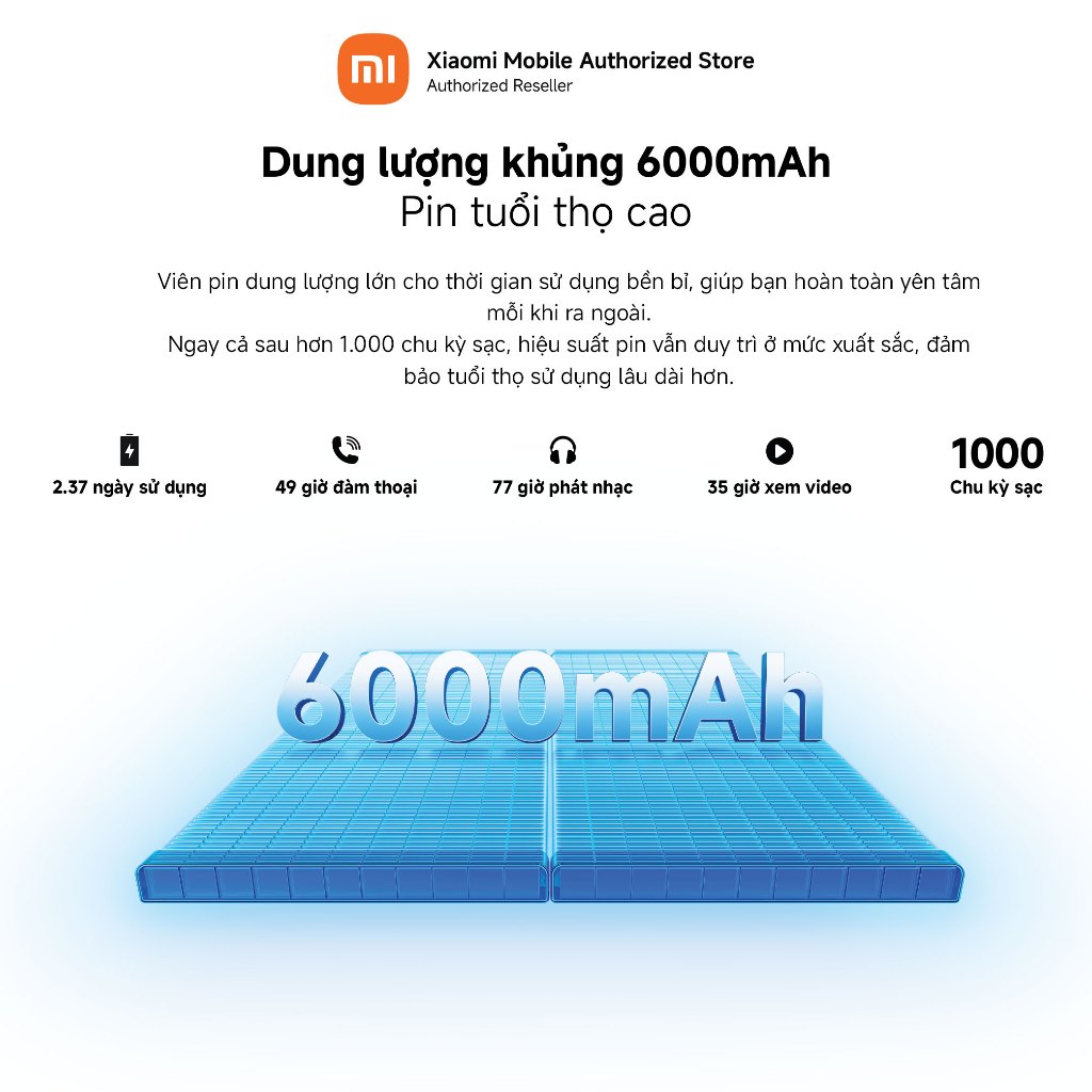Điện thoại Redmi A7 Pro (4+128 GB) | Pin lớn 6000mAh | Màn hình sống động 6.9" | Vi xử lý 8 nhân | BigBuy360 - bigbuy360.vn