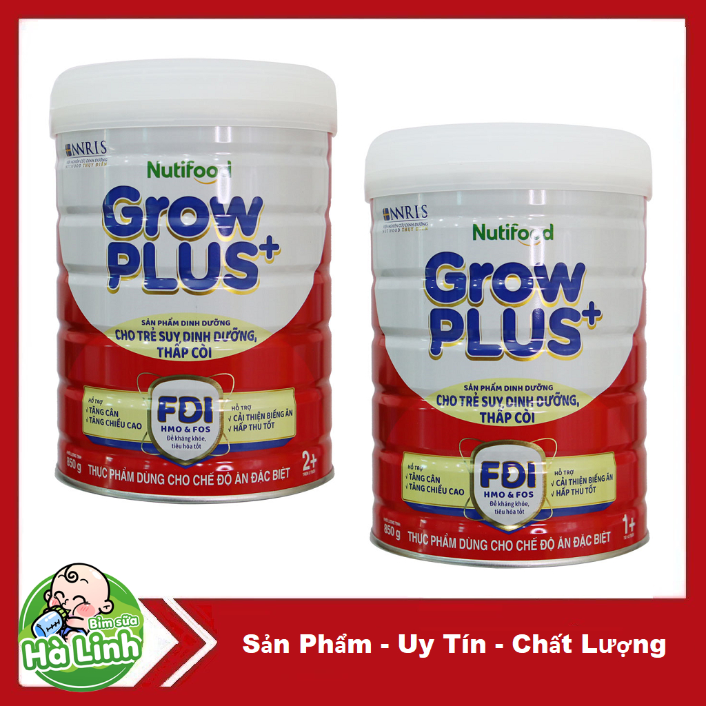 Sữa Bột Nutifood GrowPlus Grow Plus  Xanh, Đỏ 900g [HSD 2027].....
