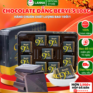 Sô cô la đắng Dark Chocolate Beryl's hộp 108gr Malaysia