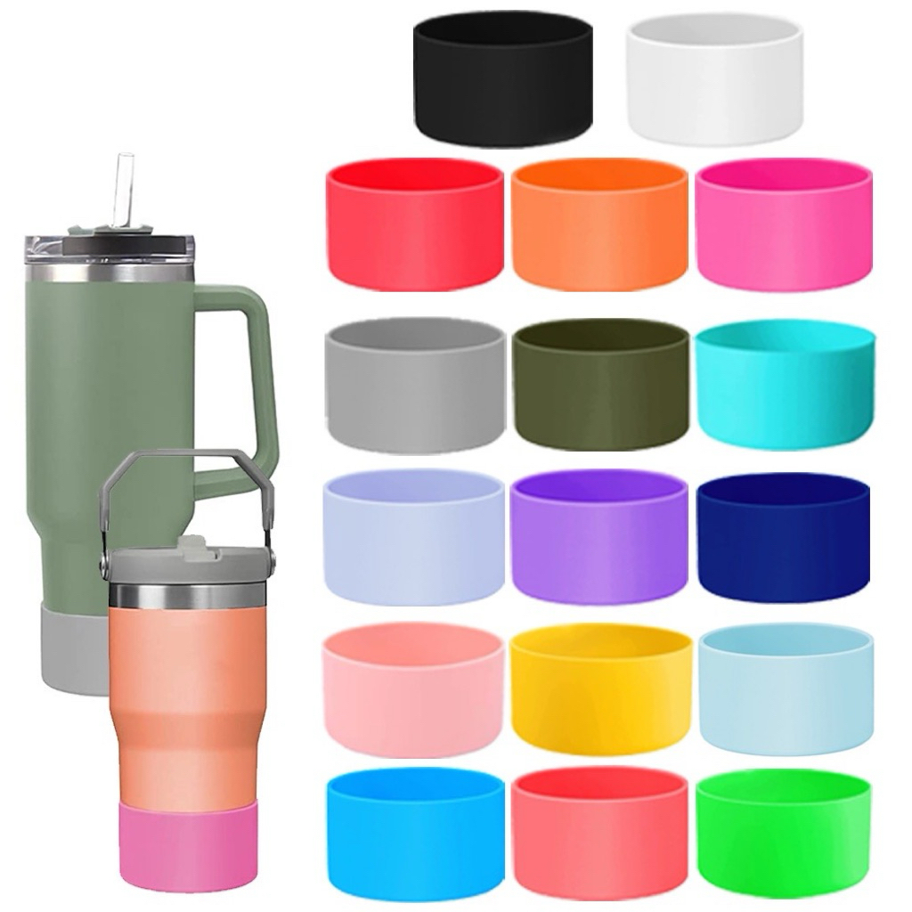 Vỏ Bọc Bình Nước Silicone Có Tay Cầm Cho Stanley Quencher 40 oz 30 oz 20oz 30oz
