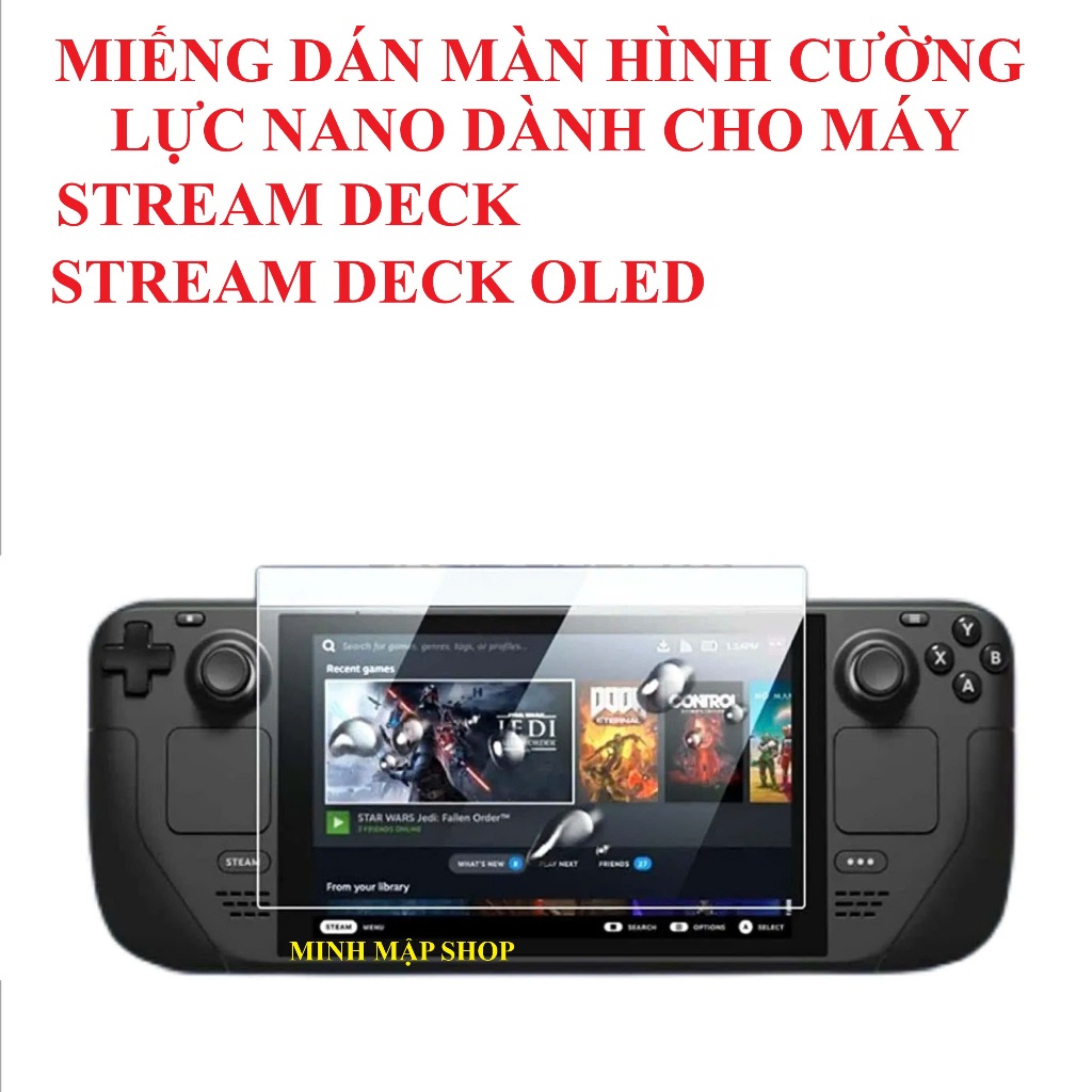 Miếng dán màn hình cường lực Nano dành cho máy STREAM DECK - STREAM DECK OLED