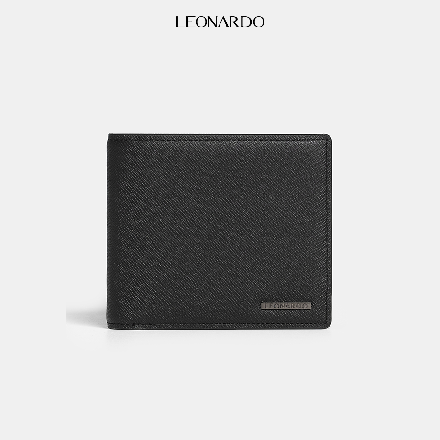 Ví da nam Leonardo Ví Mercury RFID Blocking da Taiga chống sóng RFID bảo mật bền đẹp dùng hằng ngày