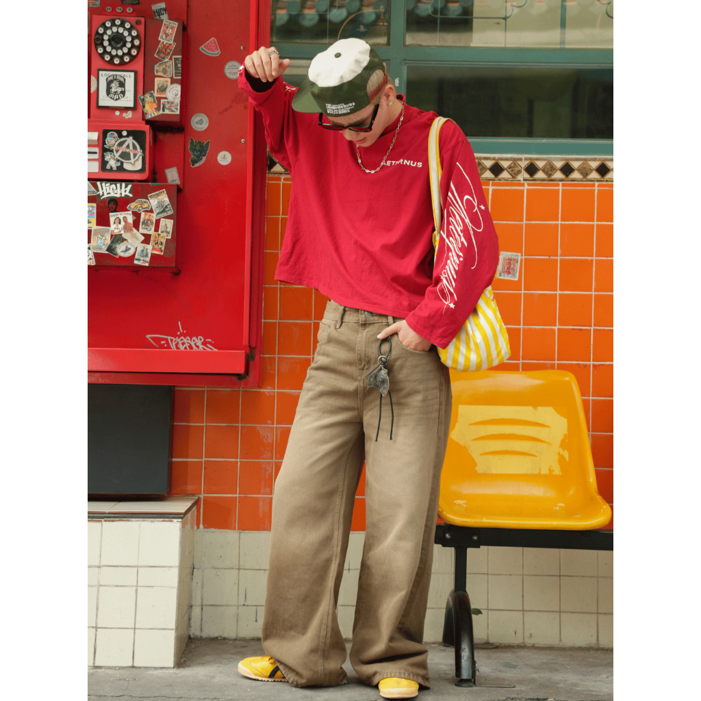 Quần Jean Ống Suông Rộng IDYLLIC Unisex Nam Nữ Thời Trang Che Khuyết Điểm Phong Cách Hàn Quốc | BigBuy360 - bigbuy360.vn