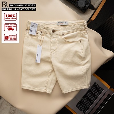Short Jean Cao cấp co giãn, mềm mịn thoáng mát - BRAVERY