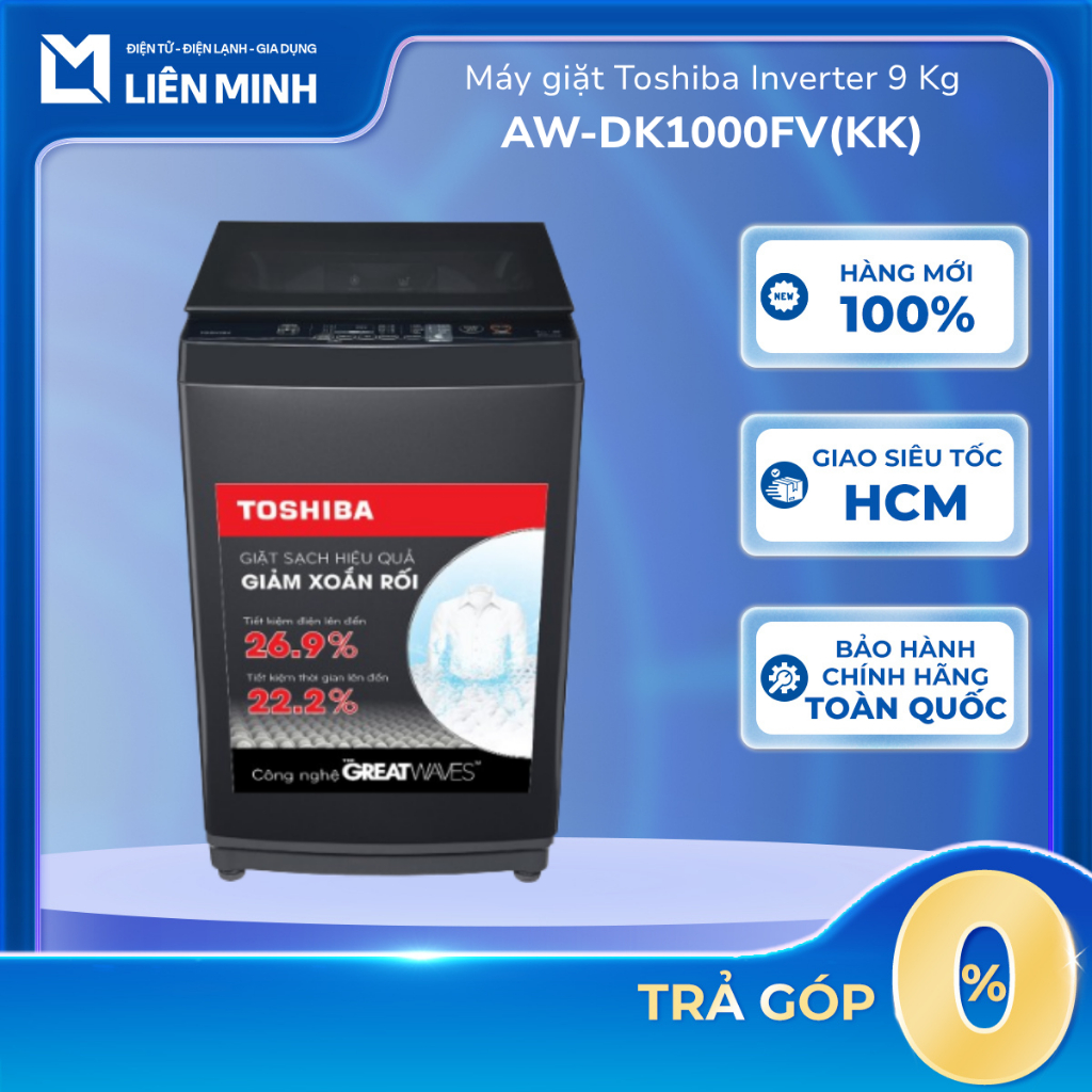 AW-DK1000FV(KK) | AW-DK1300KV(SG) - Máy Giặt Toshiba Inverter [SHIP 0Đ HCM]