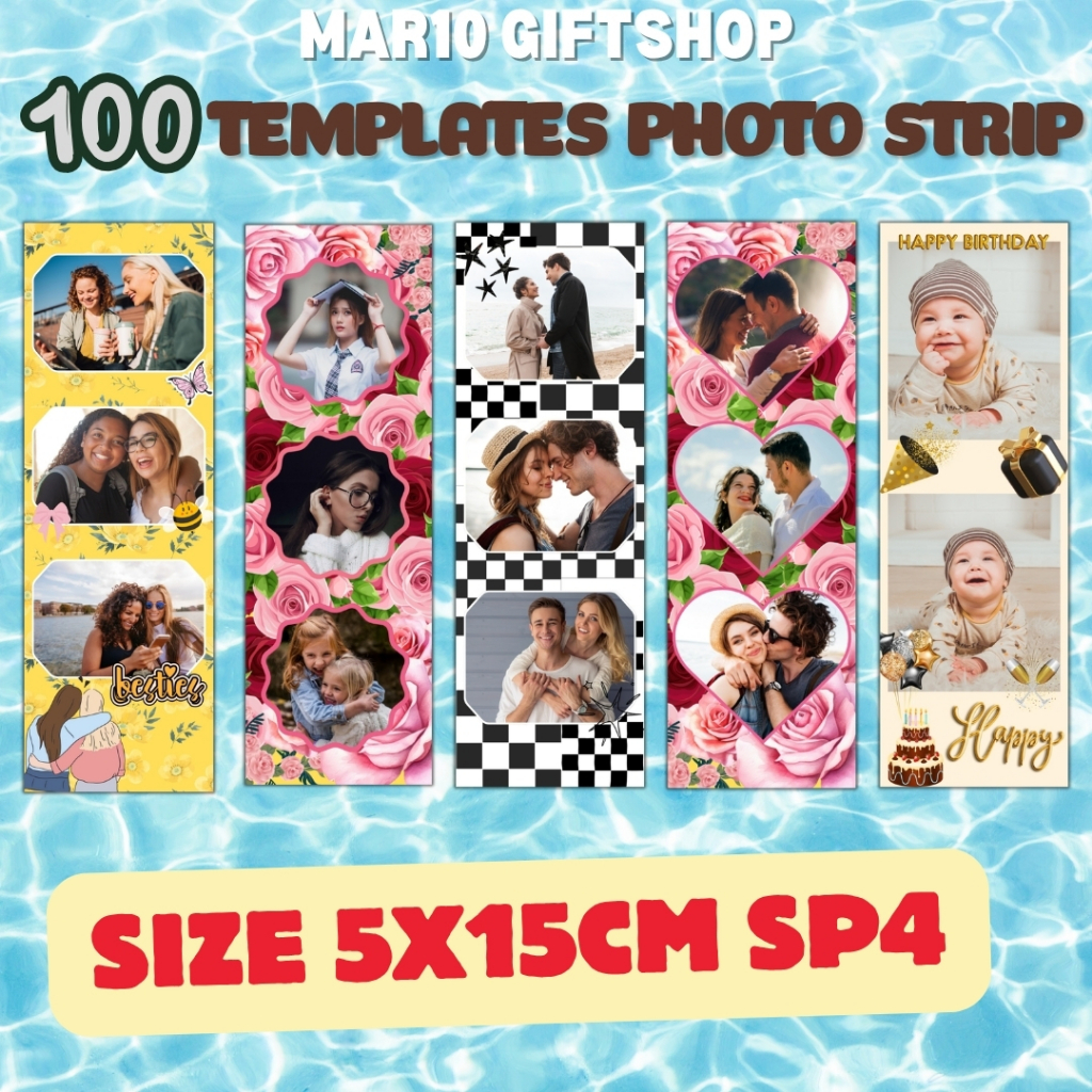 Photostrip 3 Ảnh Bạn Bè Kỷ Niệm - In Ảnh Nam Châm Theo Yêu Cầu Photo Strip Tặng Sleeve SP4