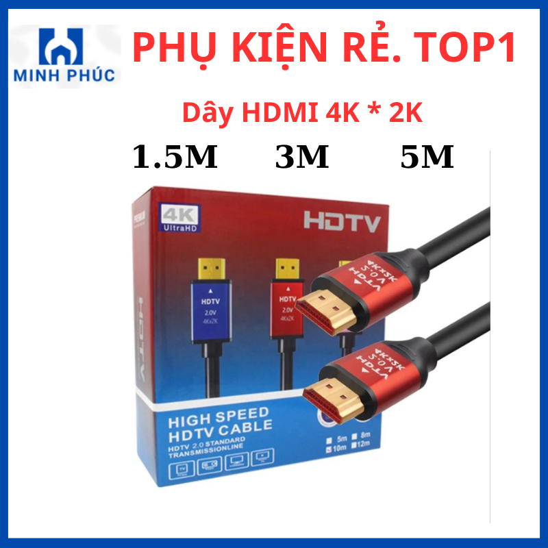 Dây HDMI 3M 4Kx2K, có hộp