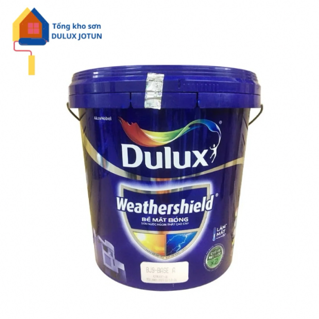 BJ9 Sơn Dulux Weathershield ngoại thất siêu bóng, Sơn bóng Dulux ngoài trời