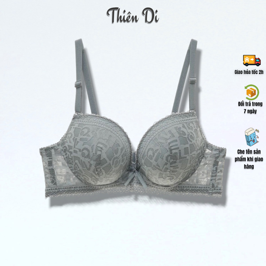 Áo ngực ren dày 5cm không gọng mút đêm tim mới lạ siêu nâng đẩy ngực đẹp MTD ms912